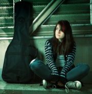 Punk-Rock Girl with Guitar image